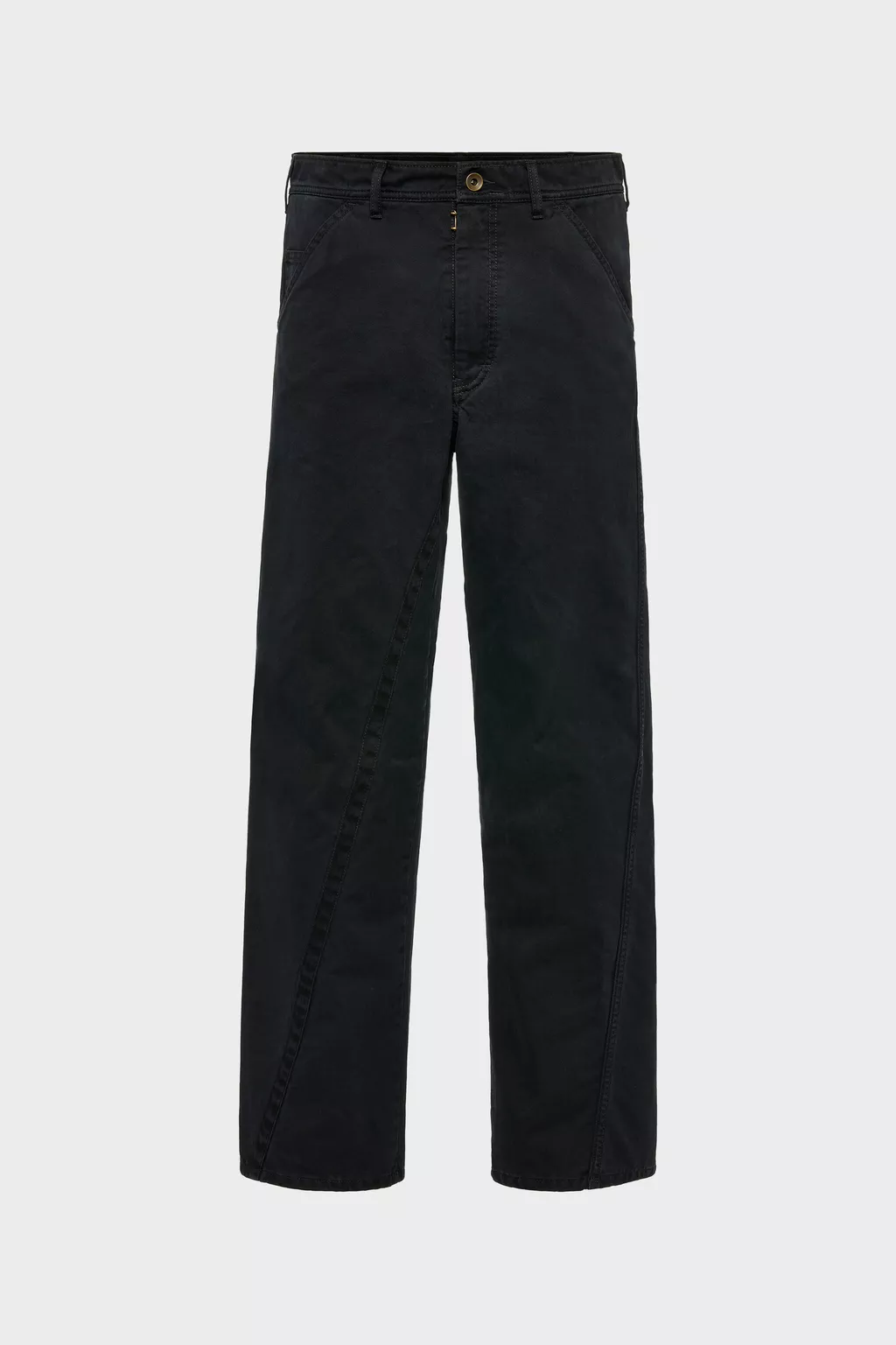 パンツ Maison Margiela S50LA0176 Black Cotton Trousers | Maison Margiela Official