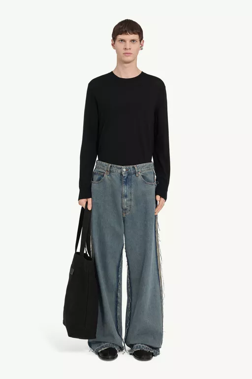 Wide-leg jeans - Denim