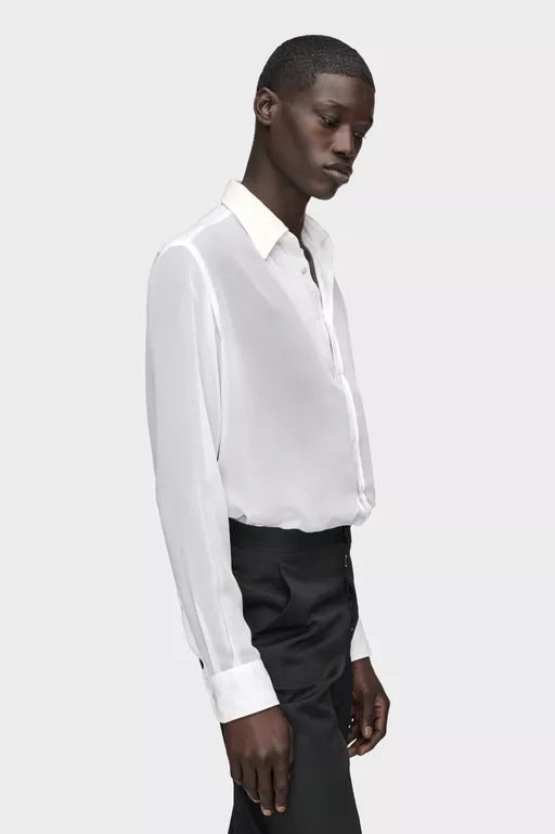 Covered Tailored Shirt - Long-sleeved Shirt