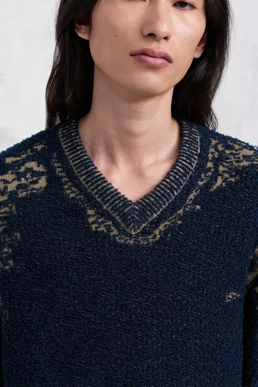 Acid Knit Sweater - V-neck