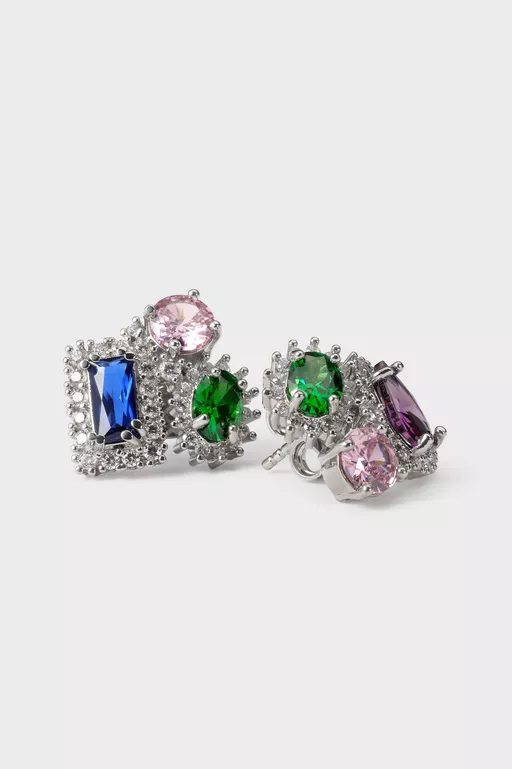 Cluster Stud Earrings - Earrings