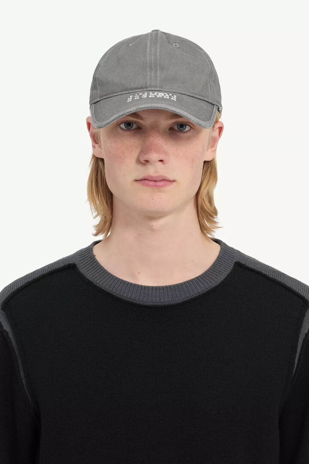 Martin Margiela 帽子 グレー S52TC0070_M13318_858_HL.webp?