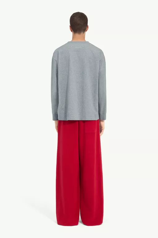Cotton jersey long-sleeve top - Tops