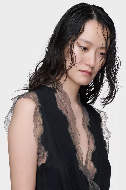 Silk midi dress - Midi Dress