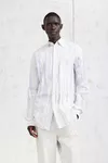 White - Bianchetto Crinkled Shirt
