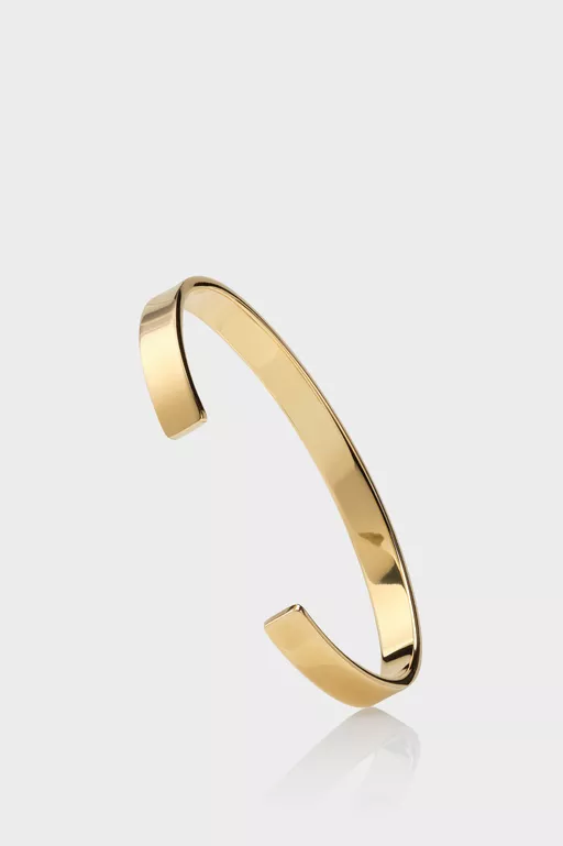 Logo flat cuff bracelet - Pulseras