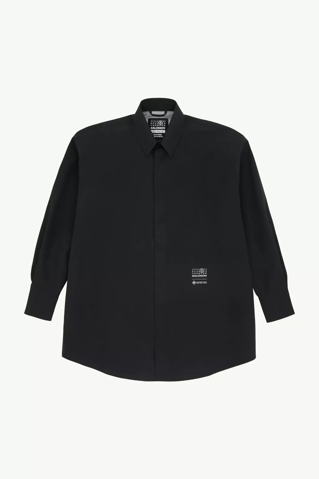 A*R様 MM6 x Salomon GORE-TEX シャツ マルジェラ Black Waterproof T-Shirt MM6 x Salomon | MM6