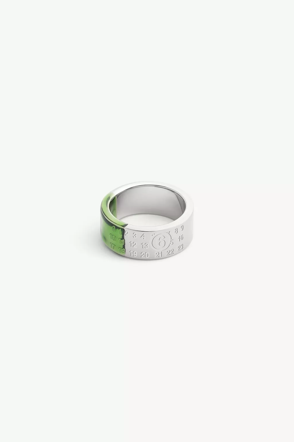 Gray Engraved Numeric Ring | MM6 Official