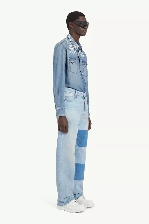Patchwork Jeans - Denim