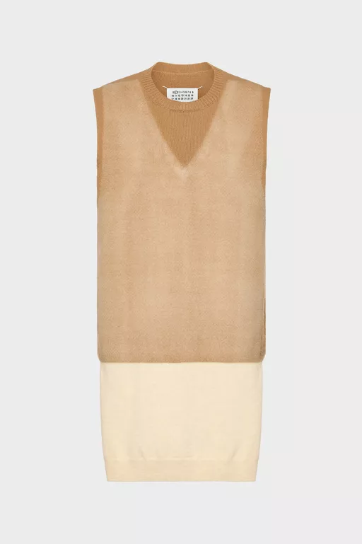 Fused Knit Vest - Waistcoats