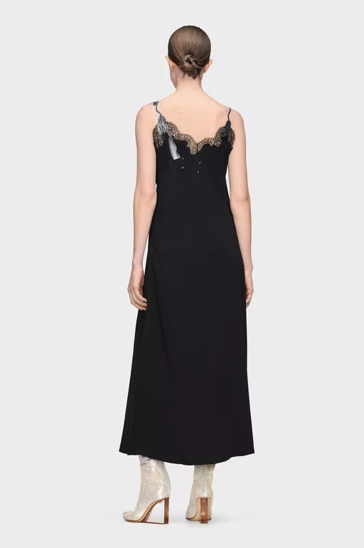 Taped Slip Dress - Midi Dress