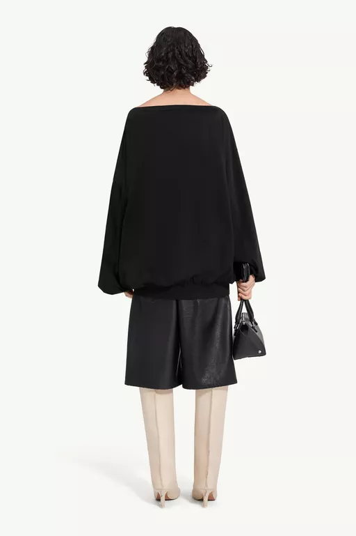 ロングスリーブ アシンメトリートップ - トップス