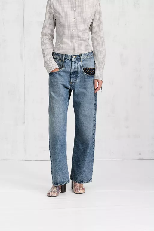 Pocket Square Jeans - Denim