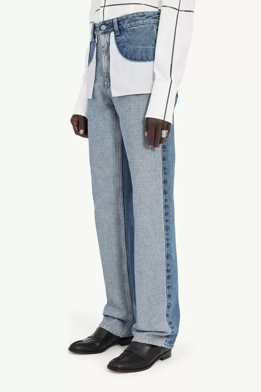 Straight-leg jeans - Denim