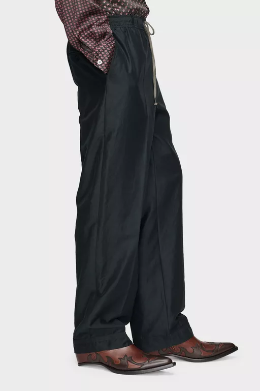 Cotton Drawstring Trousers - Pants