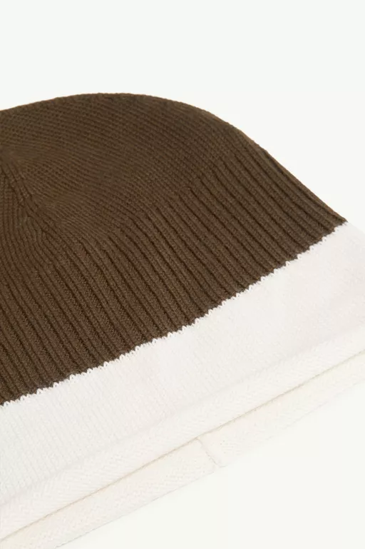 Cotton knit beanie - Caps