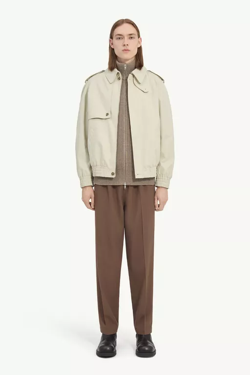Cotton twill jacket - Jackets