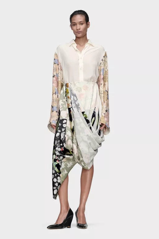 Silk Floral Shirt - Shirts