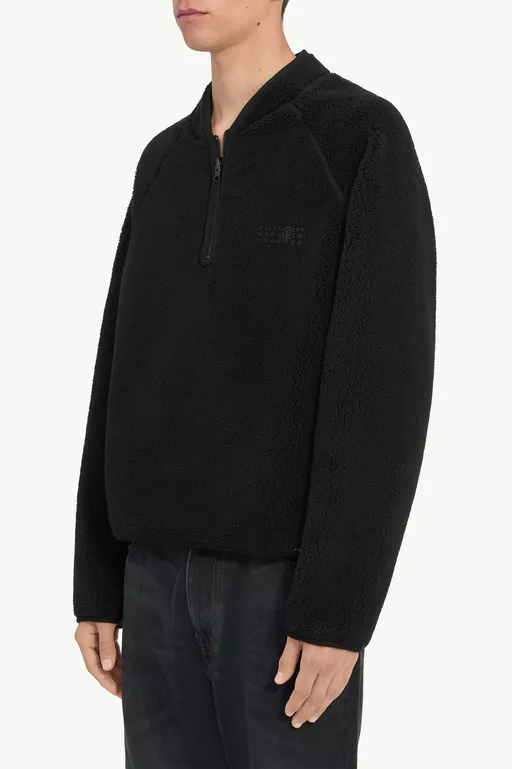 Reversible teddy fleece sweatshirt - Sweatshirts