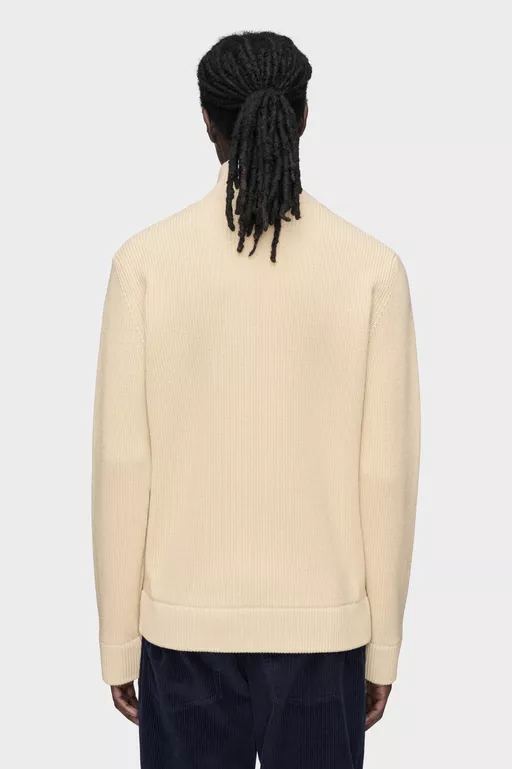 Knit zip-up cardigan - Knitwear