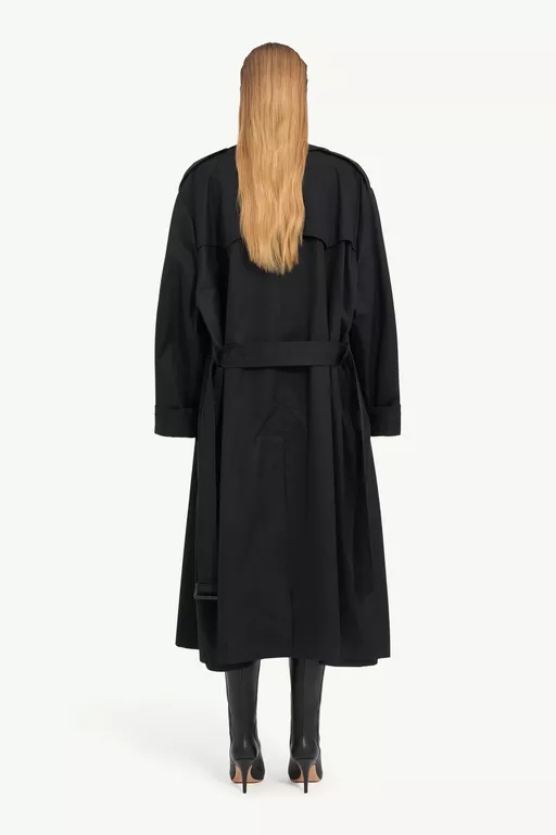 Cotton trench coat - Raincoats