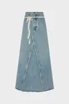 Light Blue - Denim Maxi Skirt