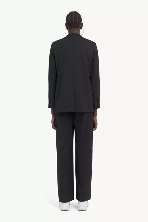 Collarless suit jacket - Jackets