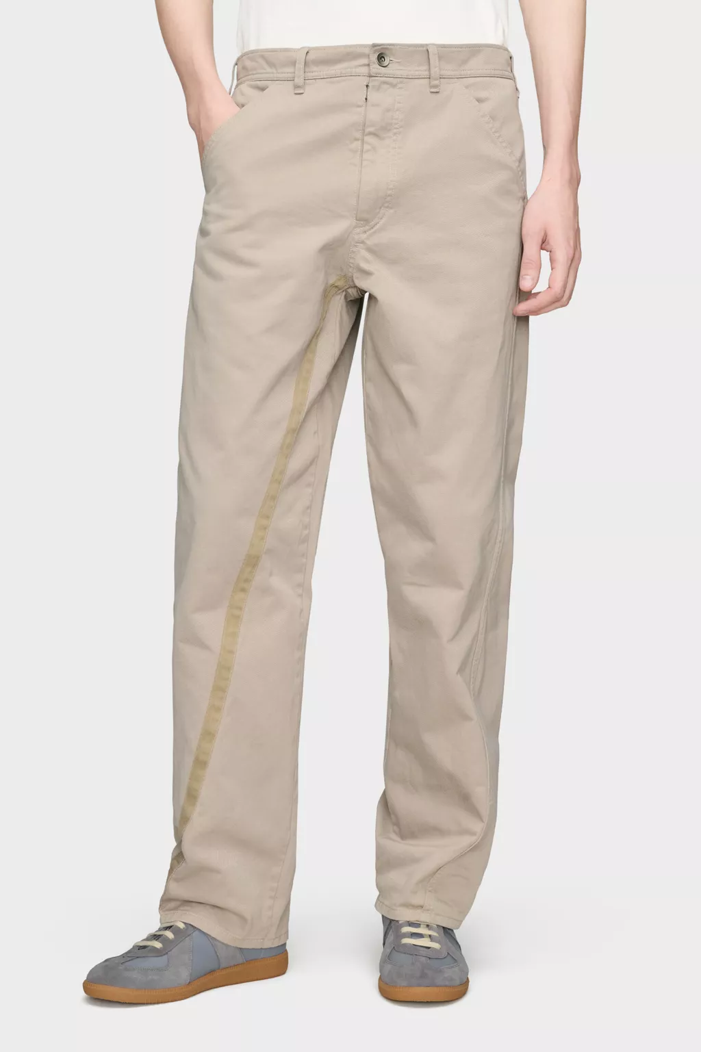 Grey Cotton Trousers | Maison Margiela Official