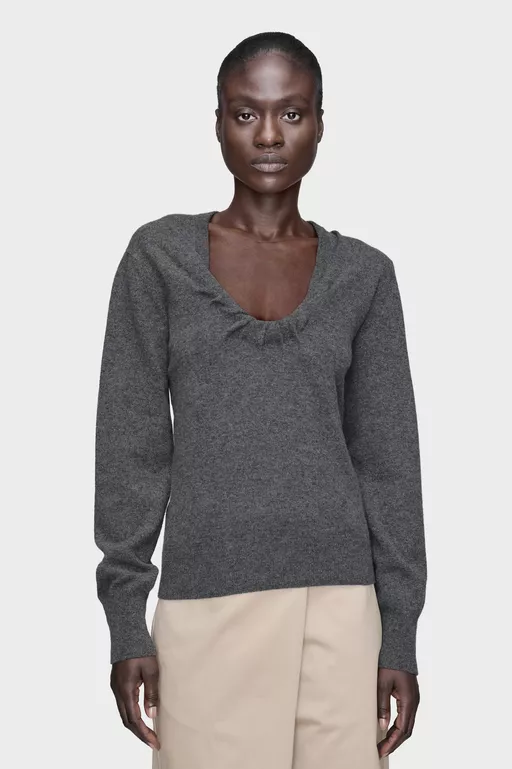 Twisted Knit Crewneck Sweater - Knitwear