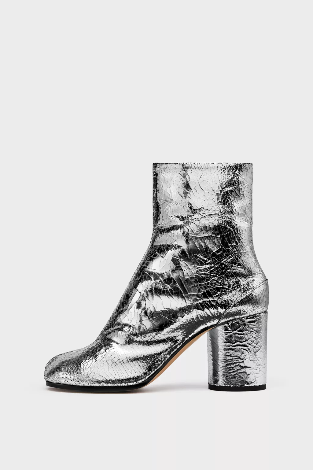 Silver Tabi Ankle Boots Broken Mirror | Maison Margiela Official