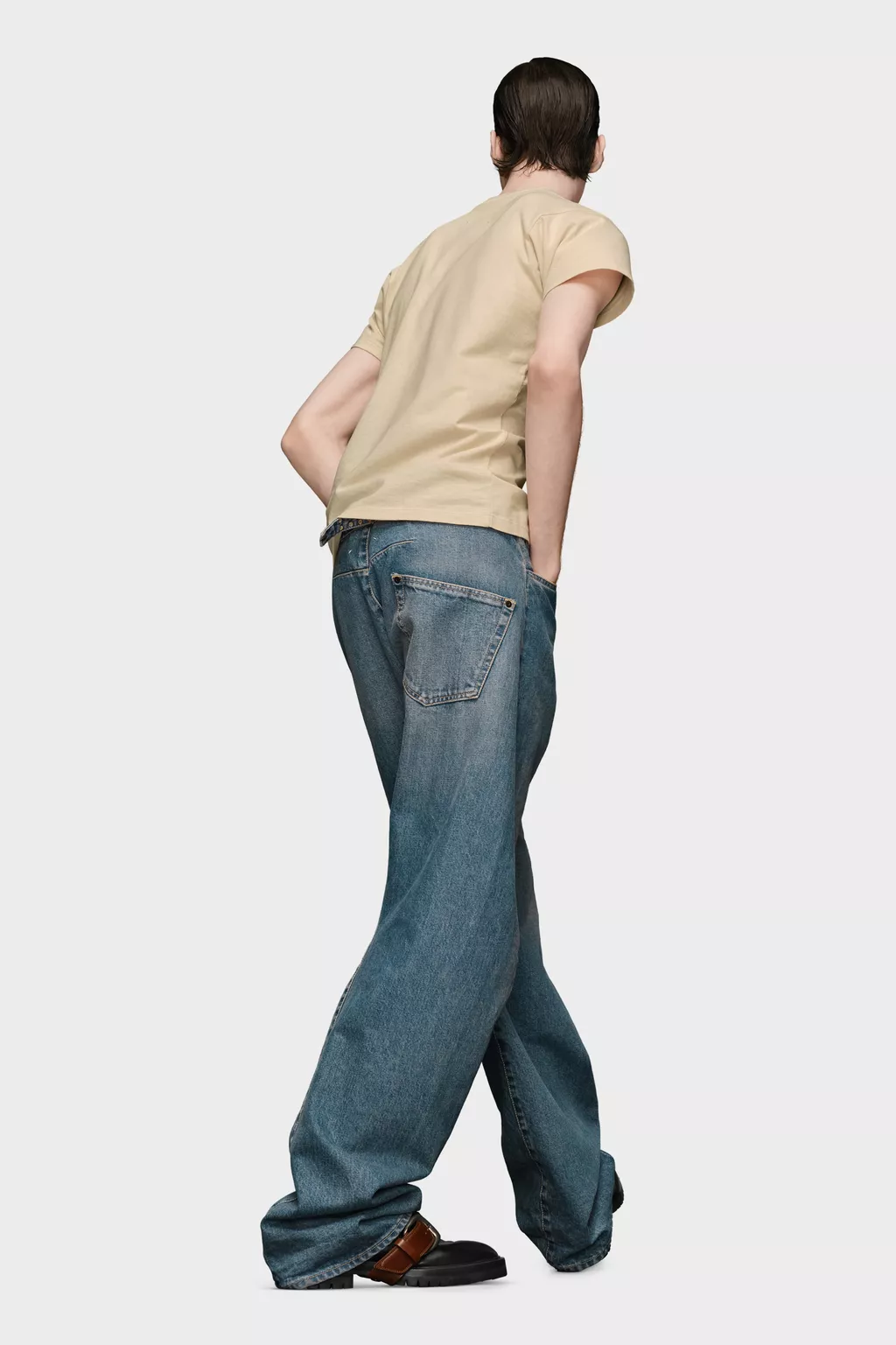 Maison Margiela Diagonal デニムパンツ 30 ダイアゴナルシームジーンズ ブルー | Maison Margiela公式
