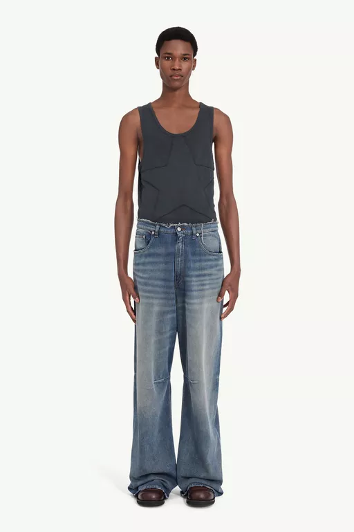 Jeans mit weitem Beinschnitt - Jeans