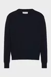 Dunkelblau - Kaschmirpullover