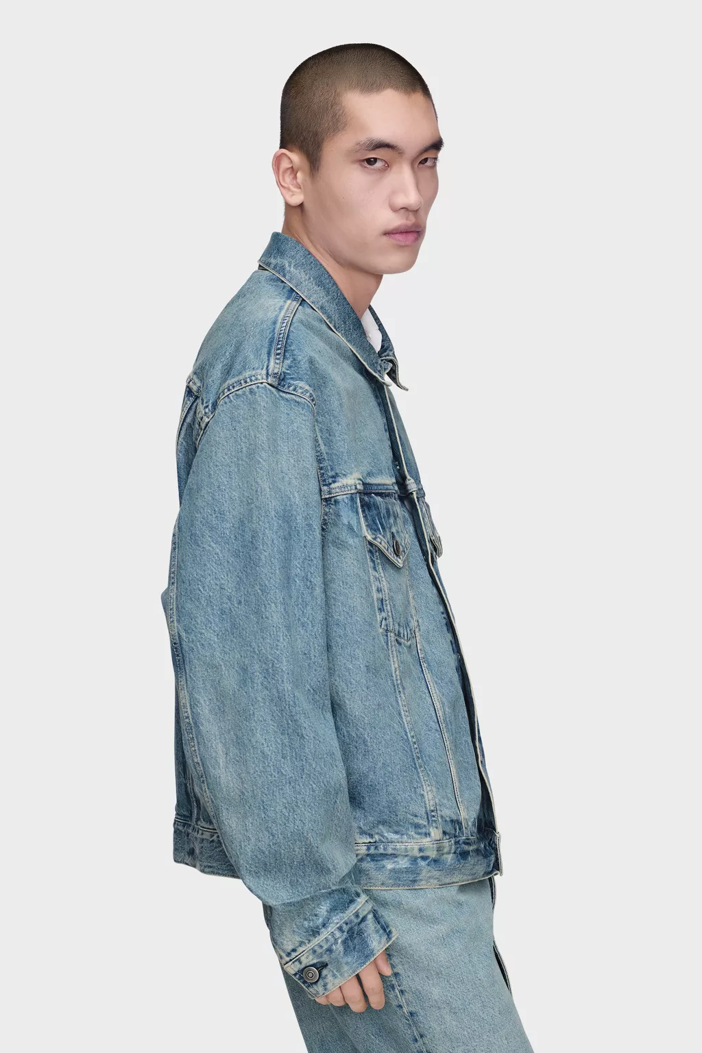 Light Blue Taped Denim Jacket | Maison Margiela Official