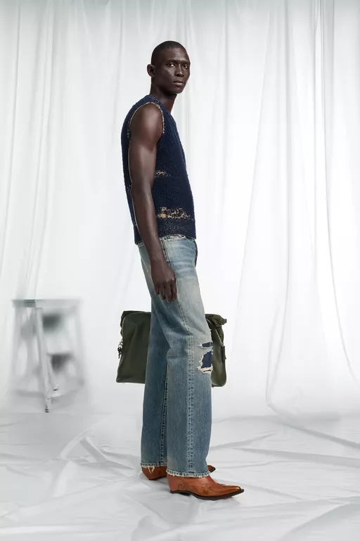 Acid Knit Wool Vest - Waistcoats