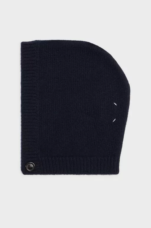 Wool knit hood - Caps