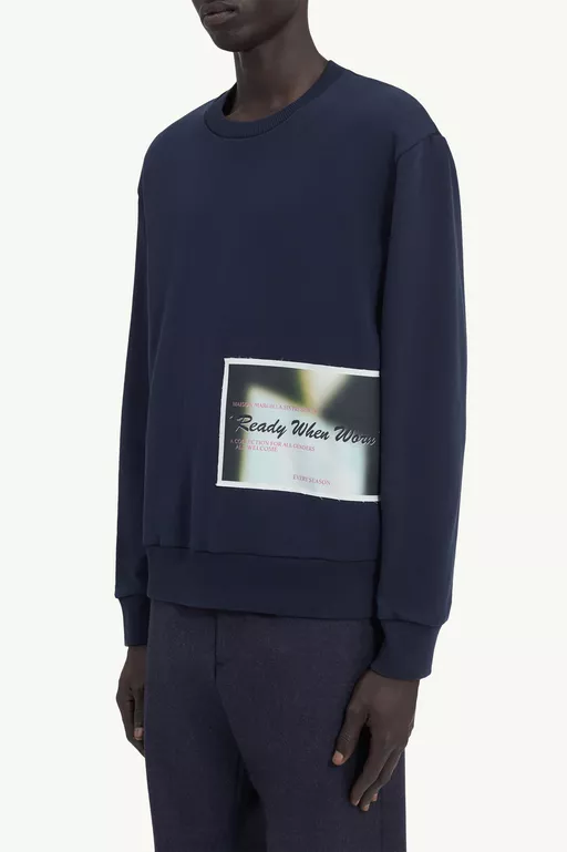 Patch cotton sweatshirt - Sweatshirts