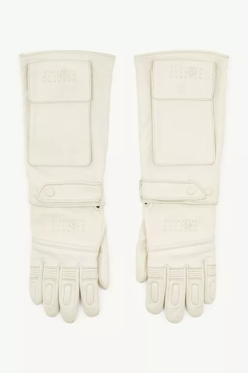 MM6 x Agnelle Leather Gloves