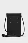 Black - Four stitches phone holder