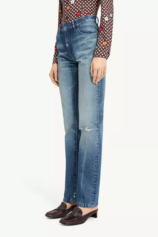 Straight-Leg Jeans - Denim