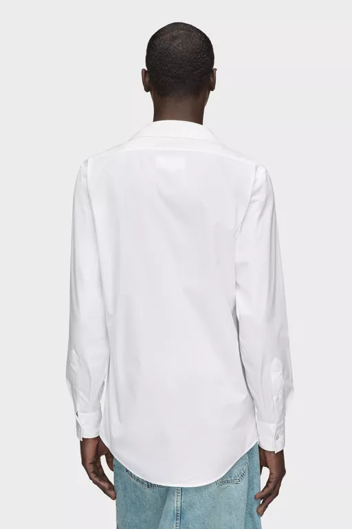 Taped Cotton Shirt - Long-sleeved Shirt
