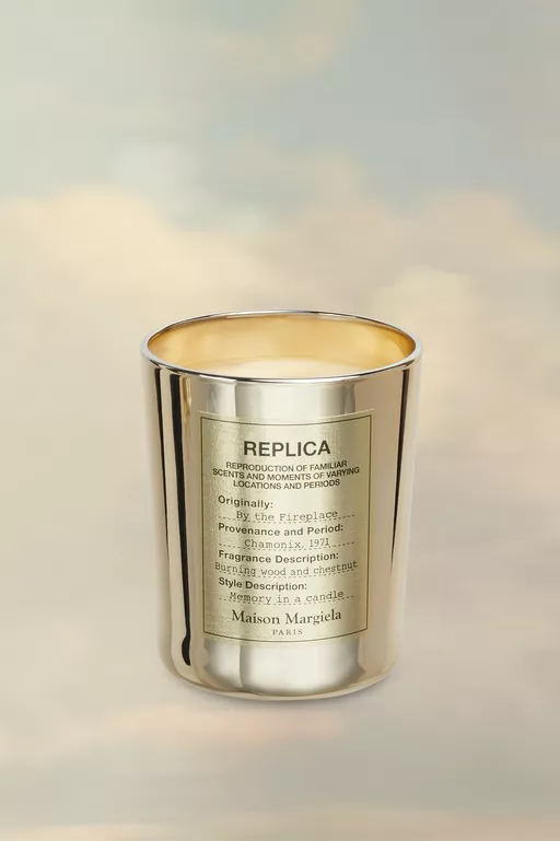 Bougie Replica By the Fireplace