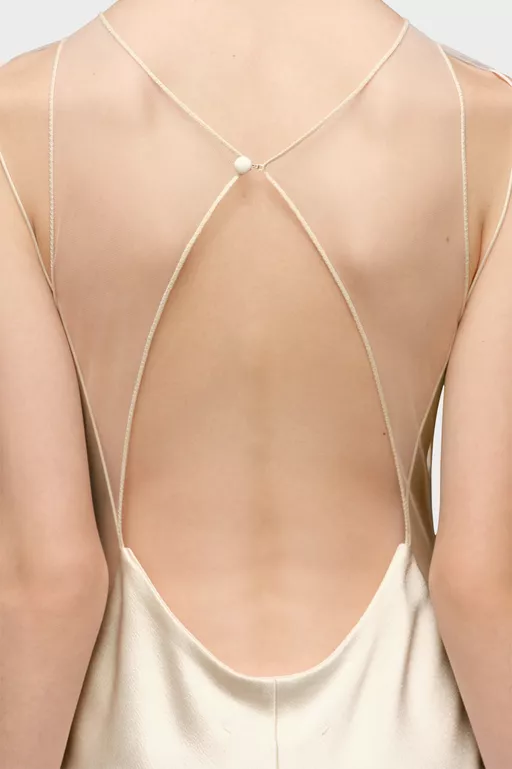 Hammered Satin Gown - Dresses