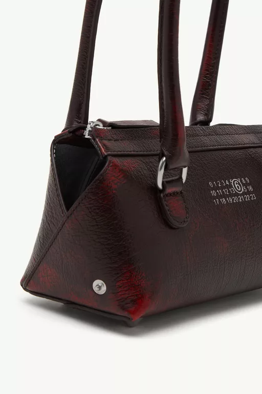 Bauletto Shoulder Bag Mini 크래클드 레더 - 숄더백