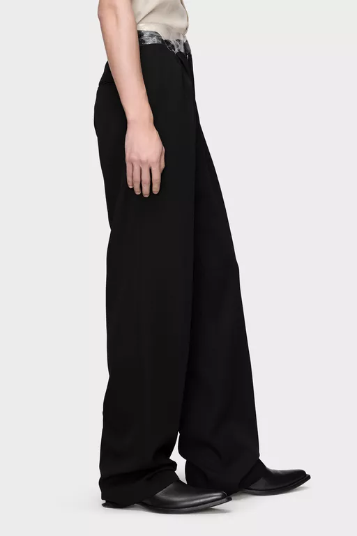 Taped Wool Trousers - Pants