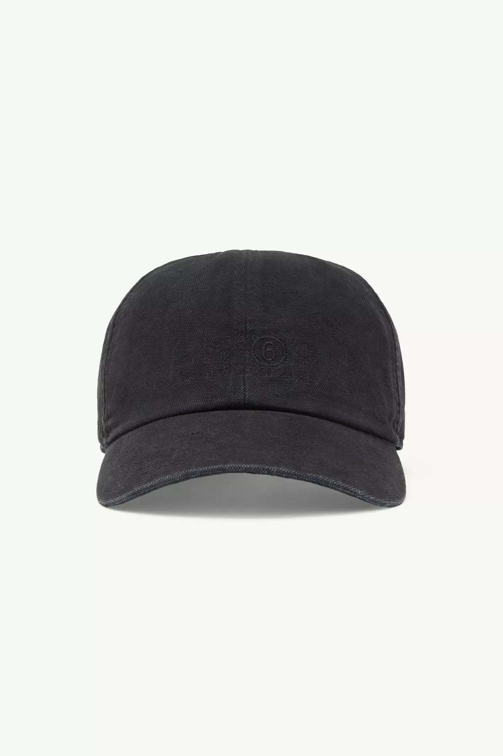 Black Cotton canvas cap | Maison Margiela Official