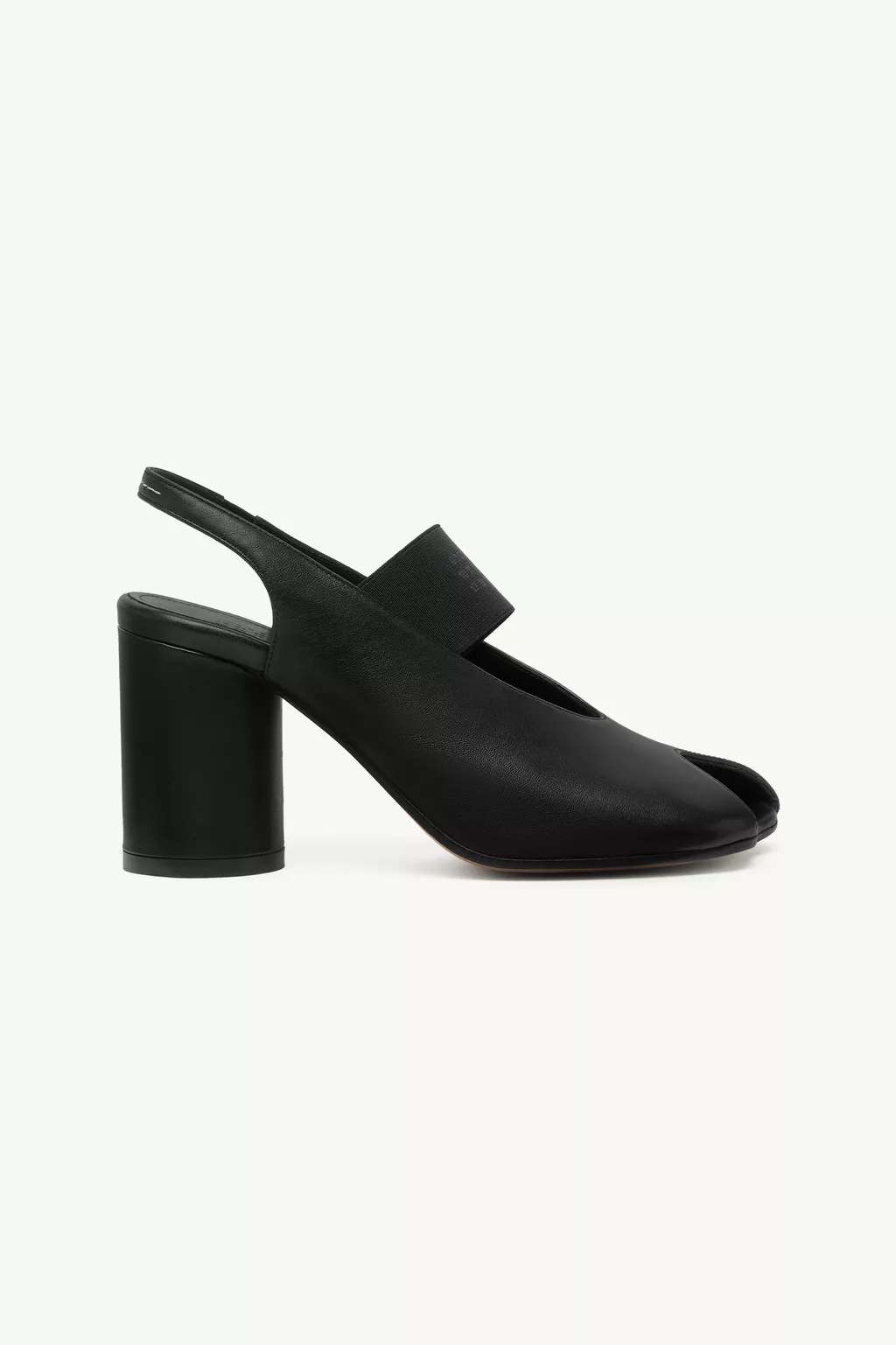 Black Anatomic numeric slingback | MM6 Official