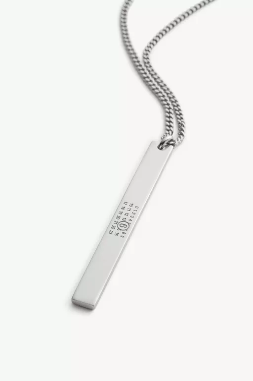 Numeric bar necklace - Necklaces
