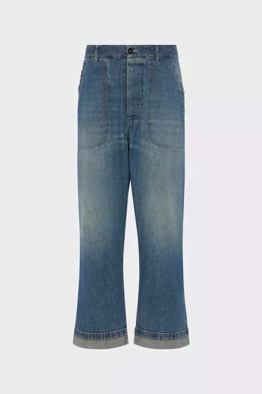Wide-leg jeans - Pants