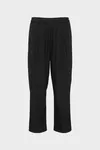 Black - Wool trousers